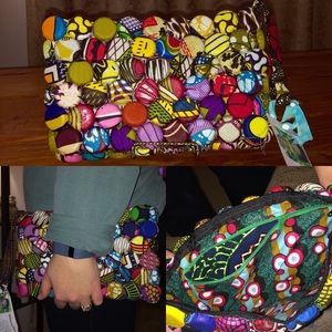 🎉🎊BOGO offer! Handmade Africa bottle cap clutch